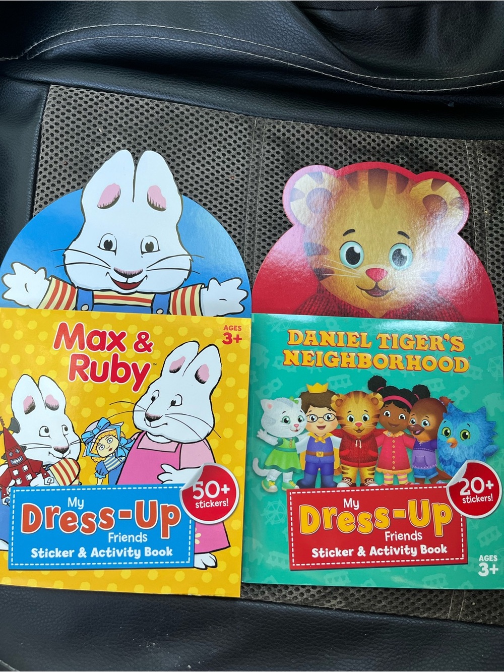 Max and Ruby and Daniel Tiger activity books